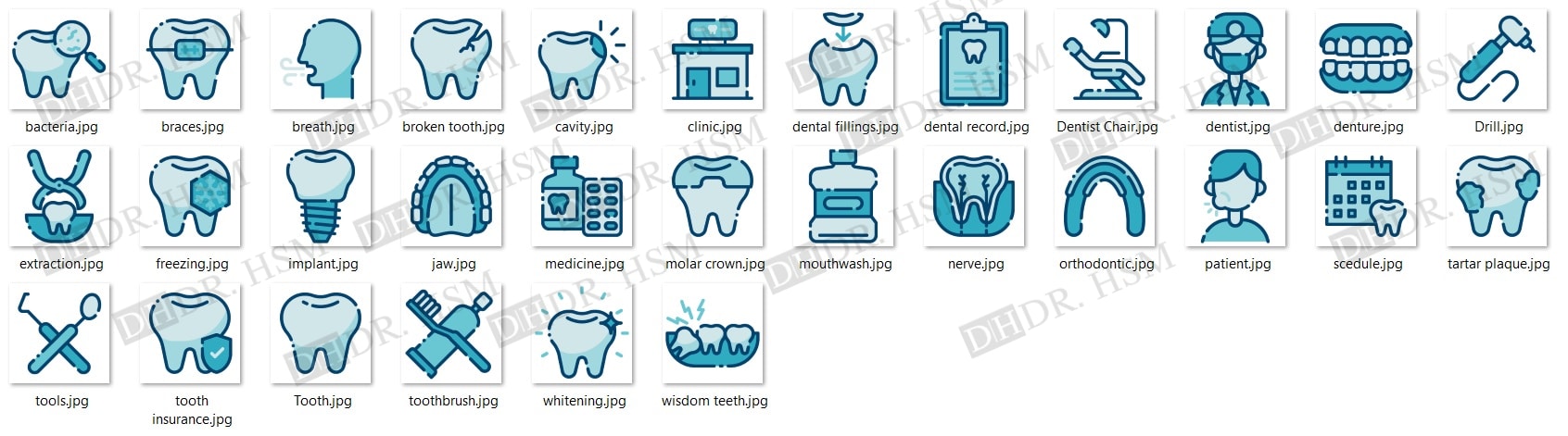 dental icons