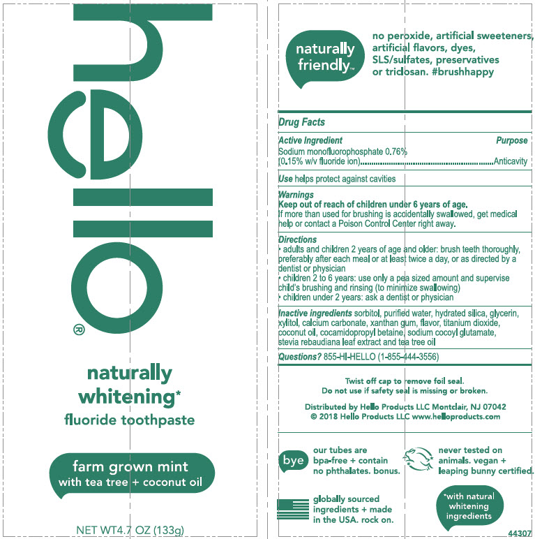 Hello toothpaste ingredients